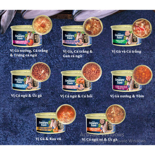😺🍖 Snappy Tom Premium 85g – Pate Cho Mèo Mọi Lứa Tuổi, Protein Cao & Dinh Dưỡng Đầy Đủ