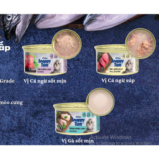 😺🍖 Snappy Tom Premium 85g – Pate Cho Mèo Mọi Lứa Tuổi, Protein Cao & Dinh Dưỡng Đầy Đủ