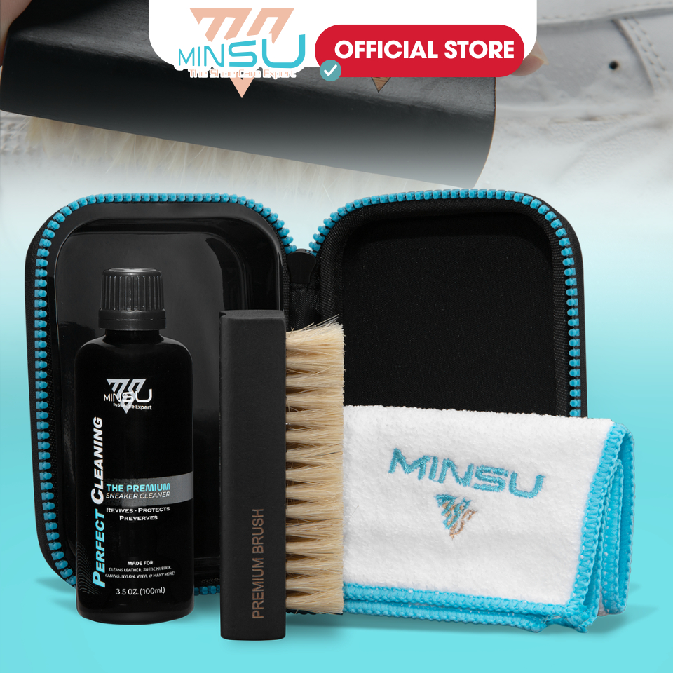 Bộ Kit Vệ Sinh Giày Chuyên Dụng MINSU Perfect M6955 Giặt Khô Siêu Tốc,Tiện Lợi Cho Mọi Loại Giày