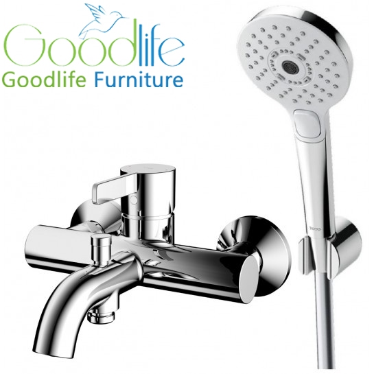 Vòi Sen Tắm TOTO TBG11302V + TBW01010A Nóng Lạnh (Tay sen 3 chế độ)