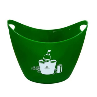 Xô đá ướp lạnh 2 quai dáng thuyền - Xô đá ướp lạnh rượu bia, trái cây tươi mát dung tích 5L (5258)