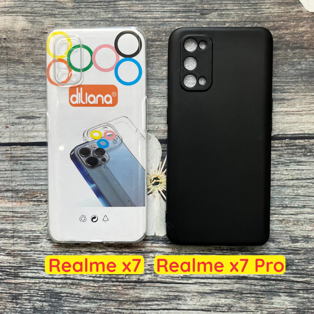 Ốp lưng dành cho Realme X7/ X7 Pro/ X7 Max/ Q2 Pro loại dẻo trong, dẻo đen bảo vệ cam cao cấp, bền đ