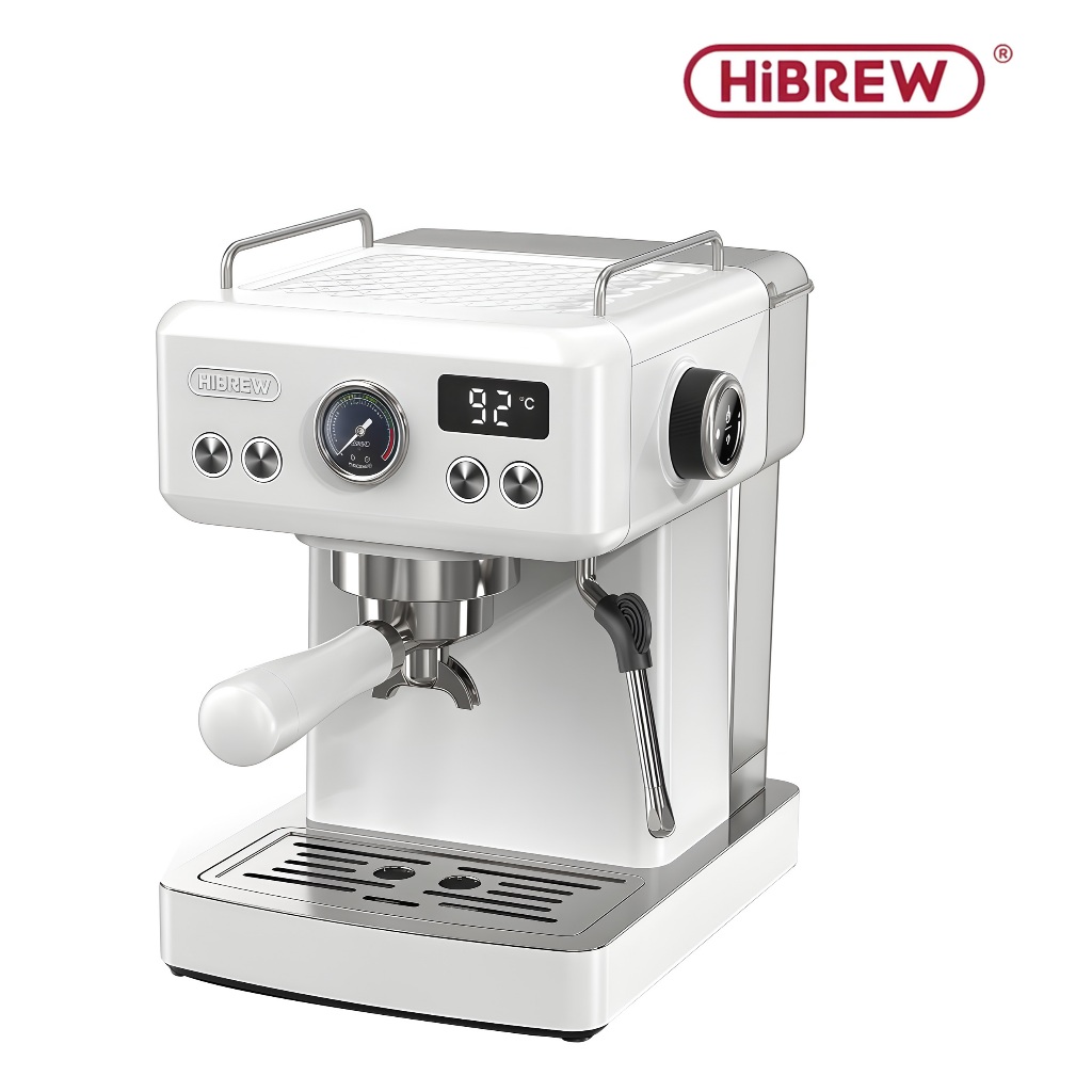 [BH 12 THÁNG ] Máy pha cà phê Espresso chuyên nghiệp, thương hiệu Mỹ HiBREW cao cấp - H10A