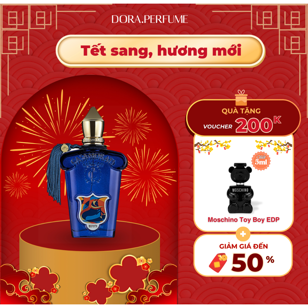 Nước hoa chiết nam 10ml Xerjoff Casamorati Mefisto Hương thơm quyến rũ,nam tính - Dorabeauty