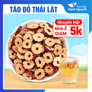  Táo đỏ thái lát 100g táo đỏ Hàn Quốc sấy giòn không vụn dùng pha trà ăn vặt vị ngọt tự nhiên 