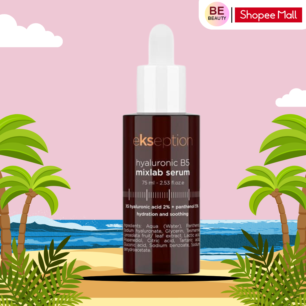 Serum Ekseption Hyaluronic B5, HA + 5% B5 Dưỡng Ẩm Phục Hồi Da 75ml