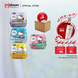  GLADE Combo 2 Sáp Thơm Hello Kitty Khử Mùi Lưu Hương Bền Lâu 180g x2 