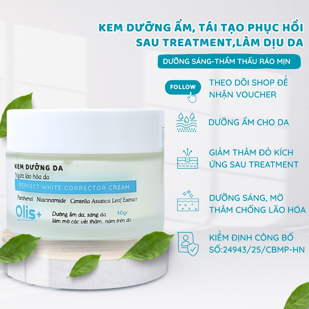 Tinh chất Serum B3 Niacinamine Kem dưỡng B3 OLIS Chứa B5 | Dưỡng Ẩm, Phục Hồi & Tăng Cường Bảo Vệ Da