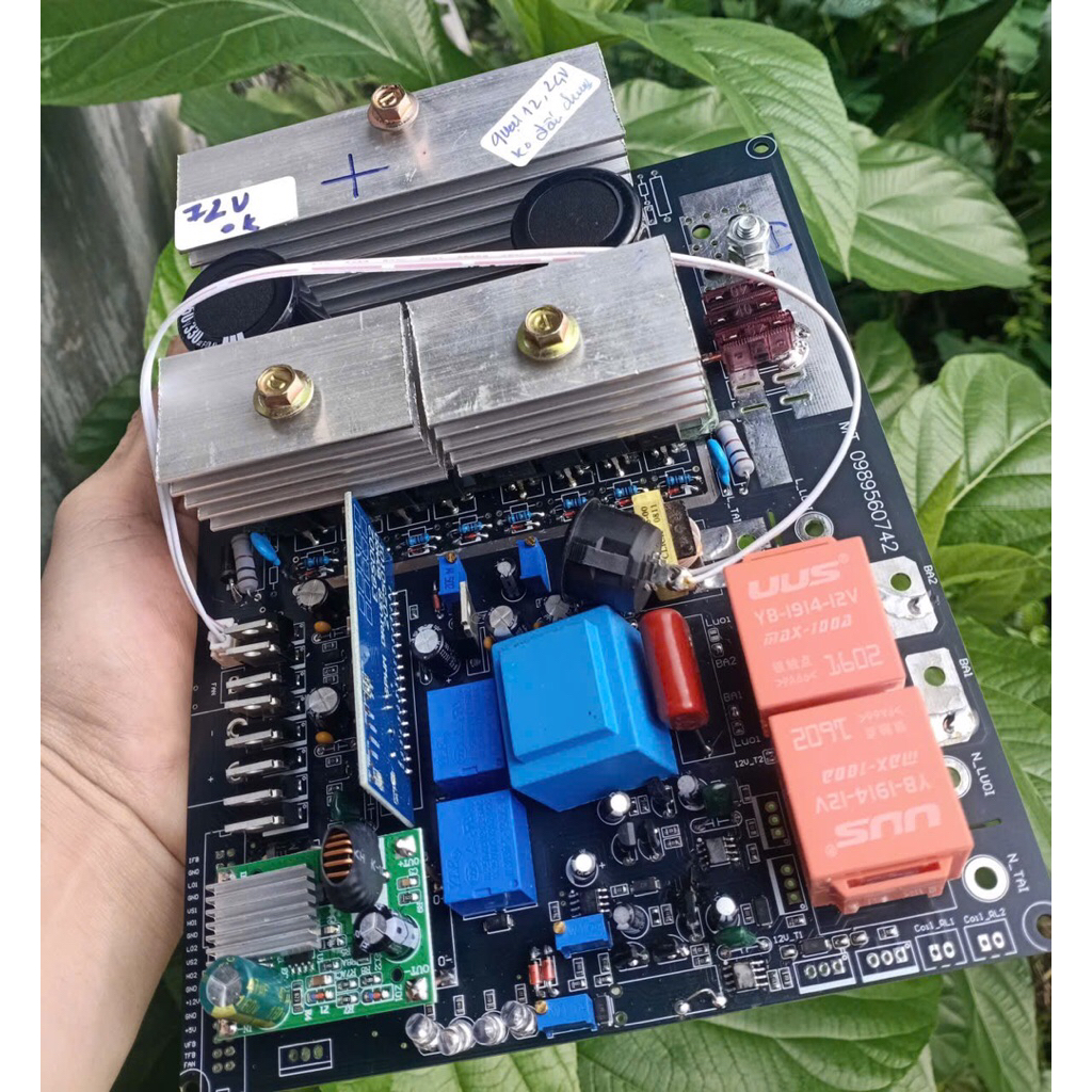 Mạch kích điện inverter sin chuẩn có UPS (60v 72v 96v)