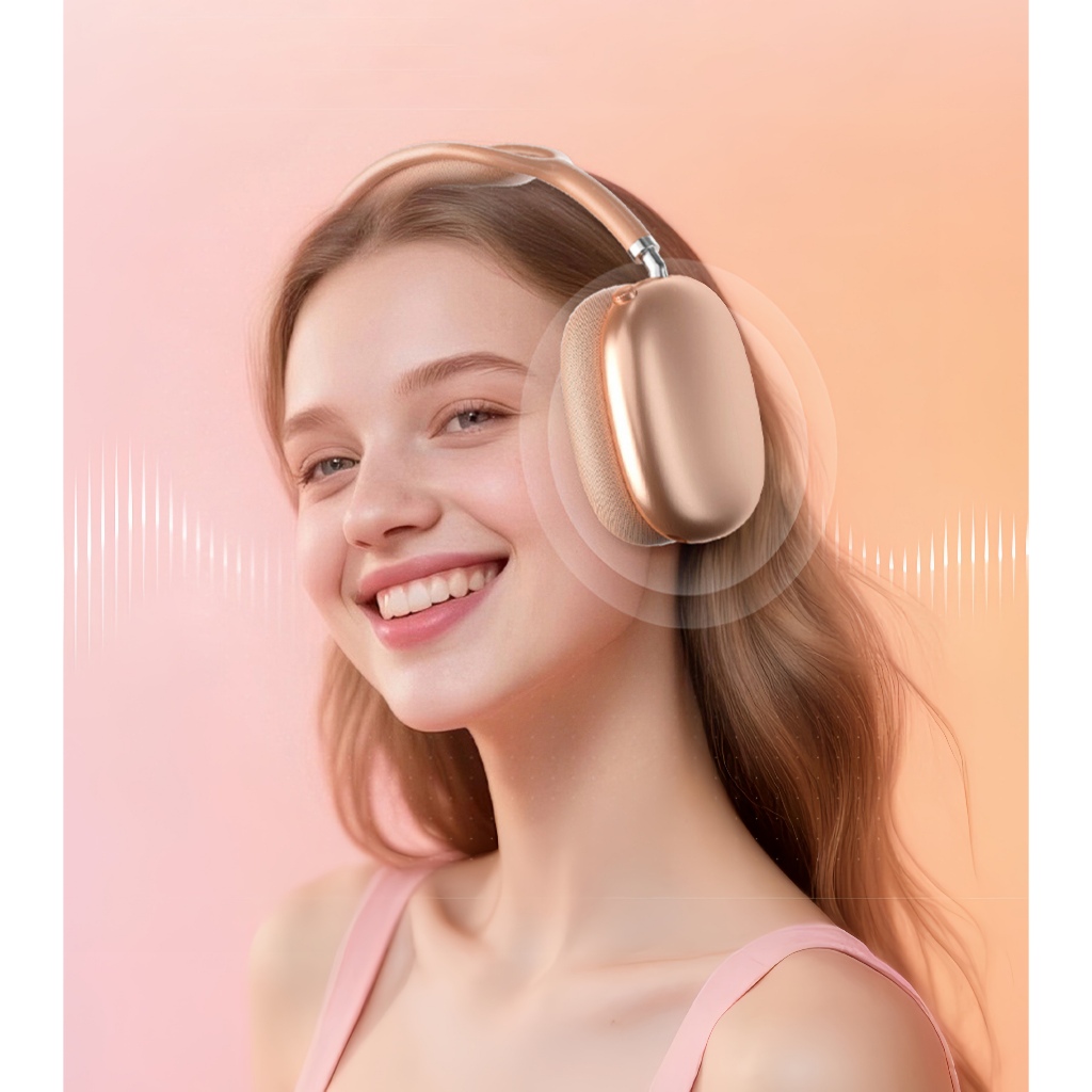 Tai Nghe Chụp Tai Không Dây W65 Airmax Kết Nối Bluetooth, Có Dây, Thẻ Nhớ, Pin Trâu, Đeo Thoáng Khí | BigBuy360 - bigbuy360.vn