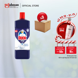  DUCK Combo 2 Tẩy Rửa Nhà Tắm Siêu Tẩy Pro Diệt 99,9% Vi Khuẩn Tẩy Sạch Vết Bẩn 1800ml x2 