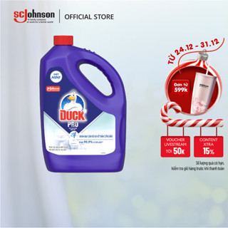  DUCK Tẩy Rửa Nhà Tắm Siêu Tẩy Pro Diệt 99,9% Vi Khuẩn Tẩy Sạch Vết Bẩn 3500ml  