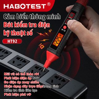   Bảo hàng 1 năm  HABOTEST HT92 12~300V Bút kiểm tra điện áp Đa Năng Tiện Dụng Chất Lượng Cao LCD 