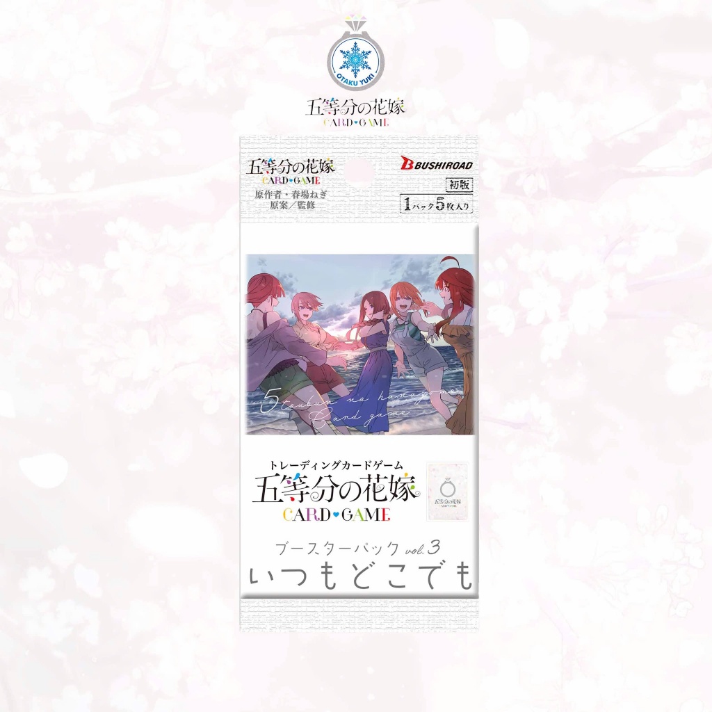 Gói Thẻ Pack Card Gotoubun no Hanayome Card Game Booster Pack Vol.3 (BUSHIROAD)