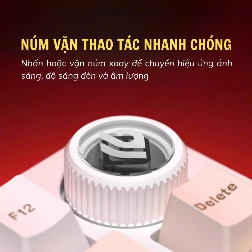 Case bàn phím cơ Nhôm LEOBOG HI75C - Nhôm CNC - Gasket mount - Có app - Mạch xuôi - Núm xoay - 3 mode - Không dây | BigBuy360 - bigbuy360.vn