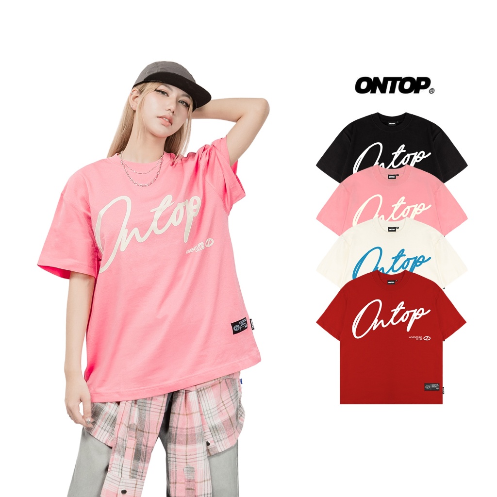 Áo phông local brand nhiều màu ONTOP vải thun cotton thoáng mát basic nam nữ Tee Signature | O-T2
