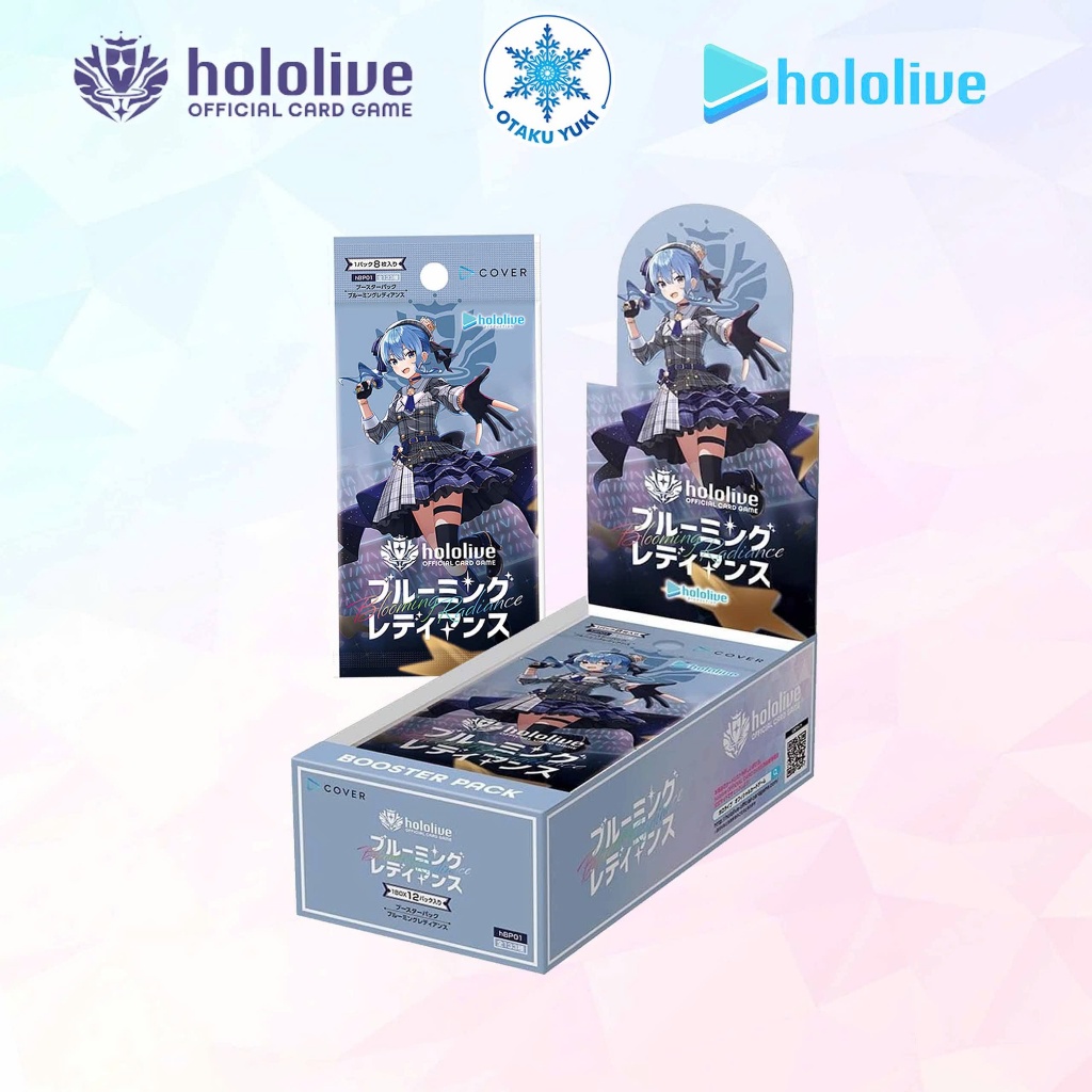 [Booster BOX] Hộp Thẻ Bài Card TCG Hololive Official Card Game Vol.1 Blooming Radiance