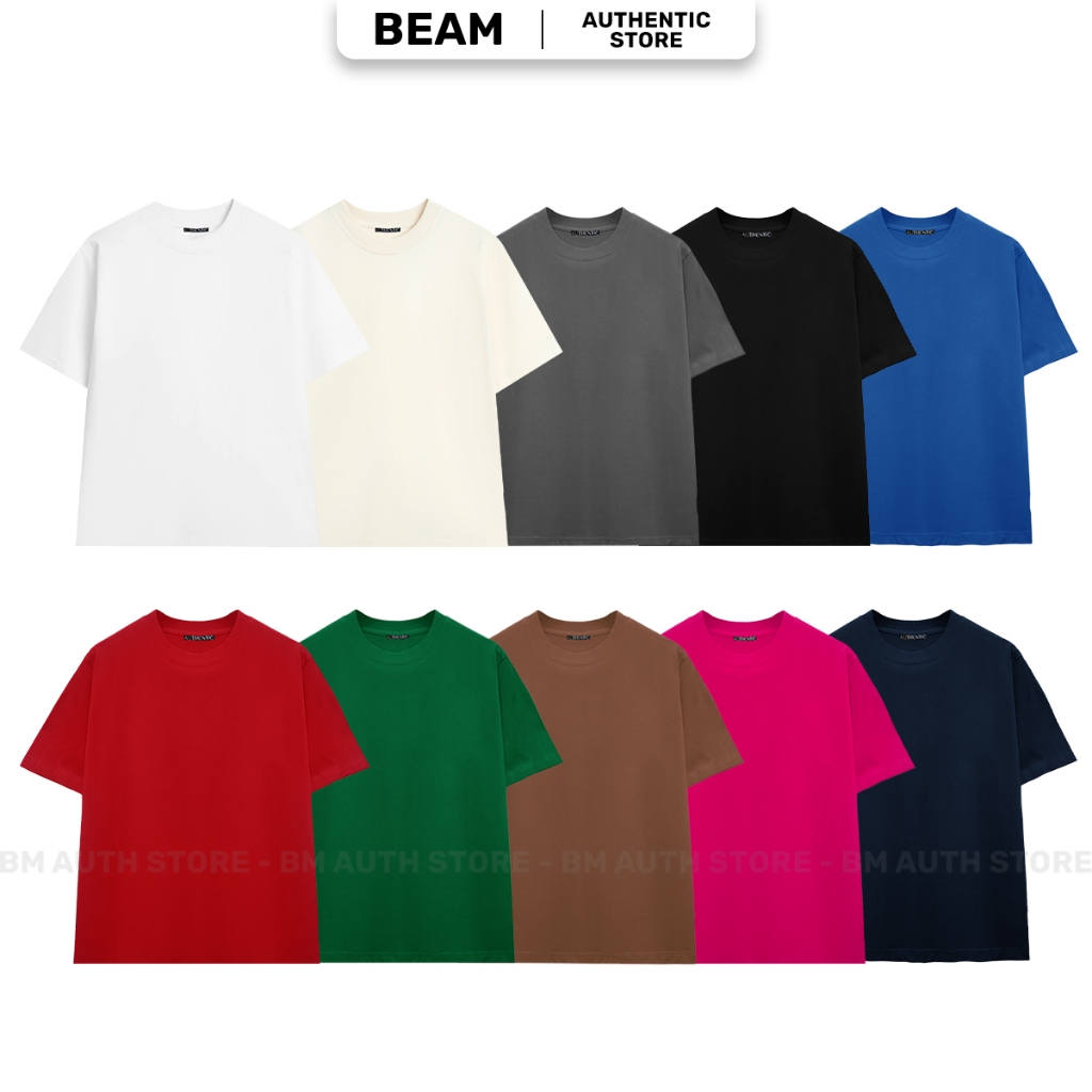 Áo Thun Trơn Unisex Chất Lượng 280gsm Vải Cotton 100% Cao Cấp - BM Authentic