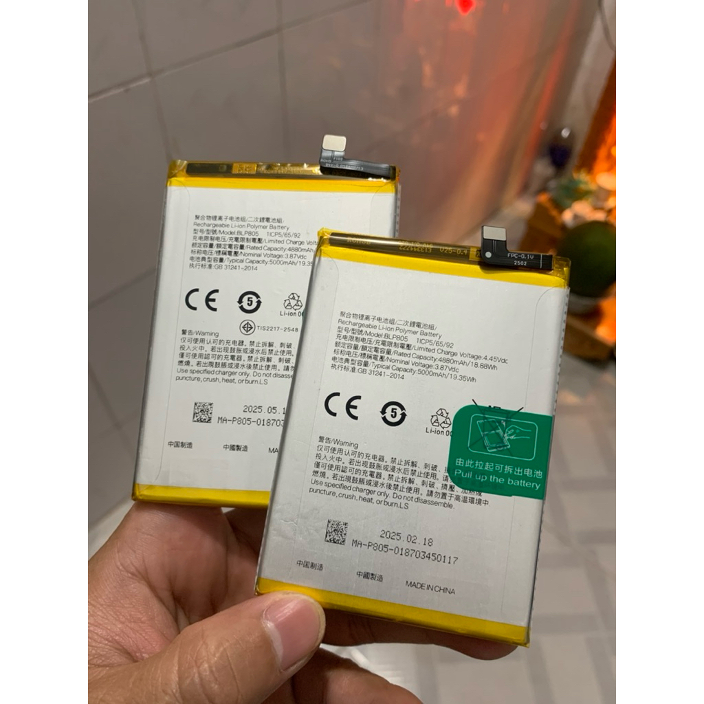 PIN OPPO A16 / A53 4G / A54 4G / A55 4G ZIN MÃ BLP805 DUNG LƯỢNG CHUẨN