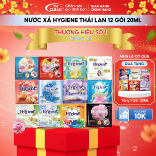  Nước Xả Vải Hygiene Thái Lan Đậm Đặc  Dây 12 Gói 