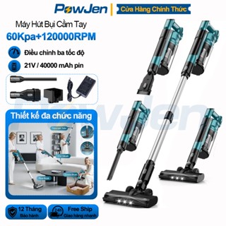 6 in1 Không Dây Máy Hút Bụi Cầm, Lực Hút 60000PA+ 700W, 21V/Pin 4000Mah , Hệ Thống Lọc Bụi Đa Tầng