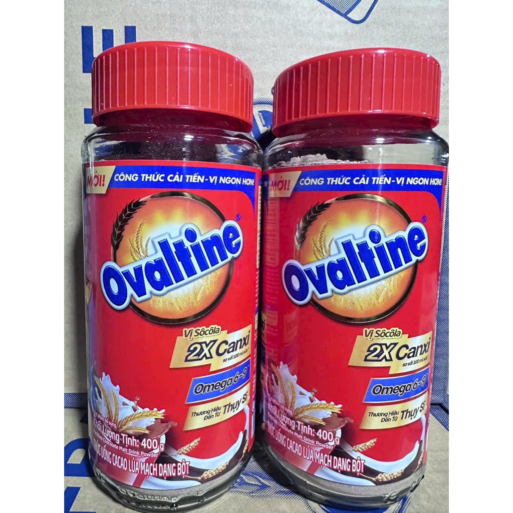 Mẫu Tết Ovaltine Bột Cacao Hủ 400g Mới