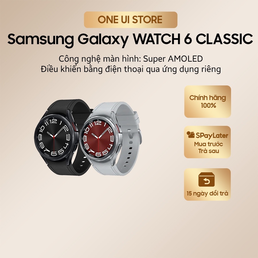 Đồng hồ thông minh Samsung Galaxy WATCH 6 CLASSIC 47mm ( LTE & GPS ) BẢO HÀNH chính hãng - ONE UI ST