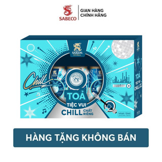 [Quà tặng] Hộp quà 5 lon Bia Chill