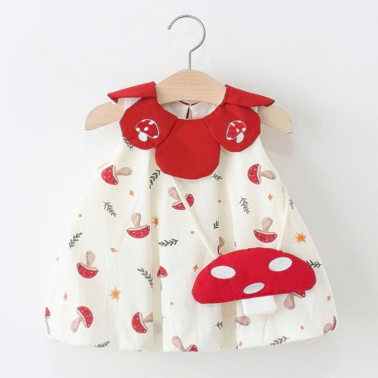 B19- Váy Nấm Kèm Túi