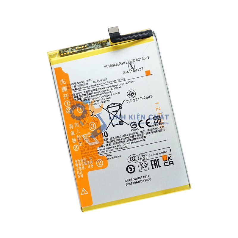 Pin cho Xiaomi Redmi 13 4G 2404ARN45A (BN5T) 5030mAh Zin - Hàng Linh Kiện