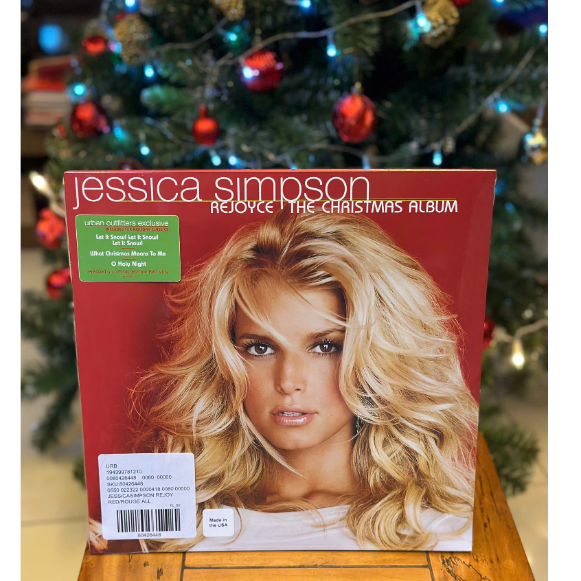 Jessica Simpson   Rejoyce Christmas   RED VINYL New đĩa than