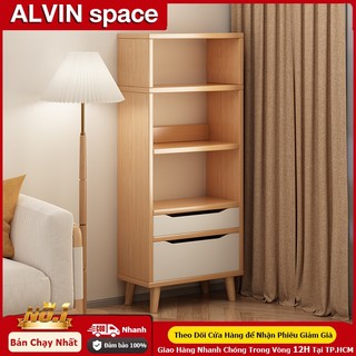  ALVIN Tủ đựng đồ đa năng tủ gỗ Chống ẩm và chống nấm mốc đóng mở êm ái 
