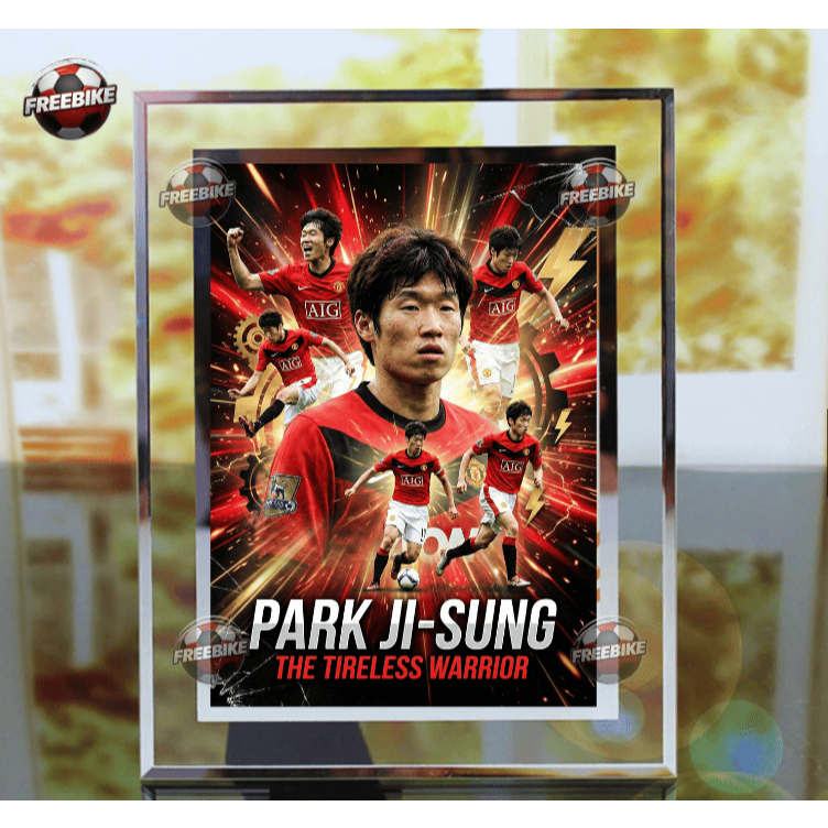 KHUNG POSTER PARK JI-SUNG BẰNG KÍNH PHA LÊ CAO CẤP