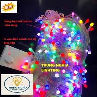 BỘ DÂY ĐÈN LED V8 CHỚP NHÁY 80 MÉT 400 BÓNG CÓ HỘP ĐIỀU KHIỂN IC VẶN TRANG TRÍ 