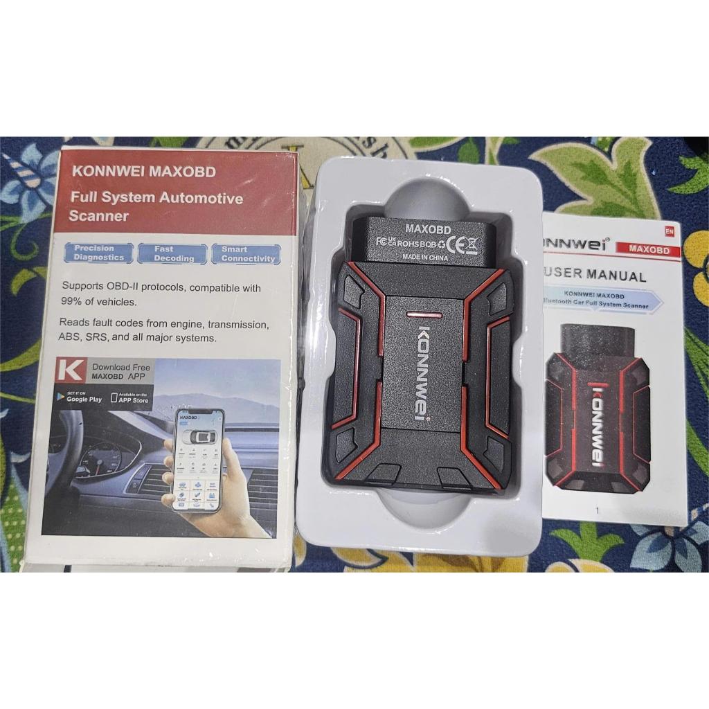 KONNWEI MAXOBD Công cụ chẩn đoán ô tô OBD2 Bluetooth 5.2 IOS