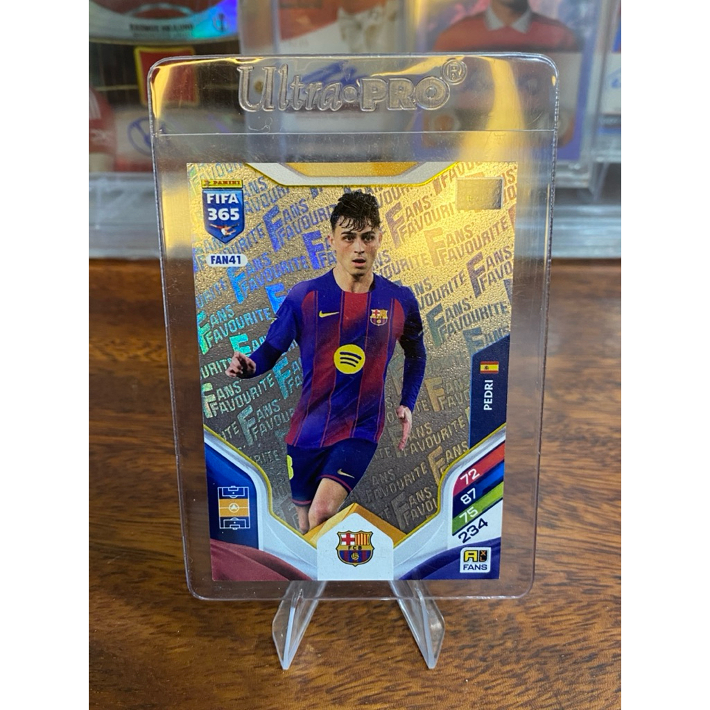 Thẻ Cầu Thủ Pedri Panini FIFA 365 FC Barcelona Fans Favourite #FAN41