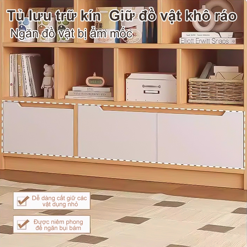 ALVIN Kệ để sách kệ gỗ Chống ẩm và chống nấm mốc với khả năng chịu tải cực mạnh | BigBuy360 - bigbuy360.vn