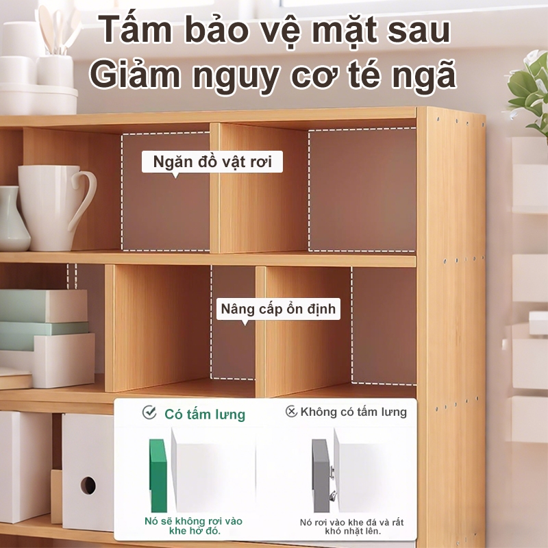 ALVIN Kệ để sách kệ gỗ Chống ẩm và chống nấm mốc với khả năng chịu tải cực mạnh | BigBuy360 - bigbuy360.vn