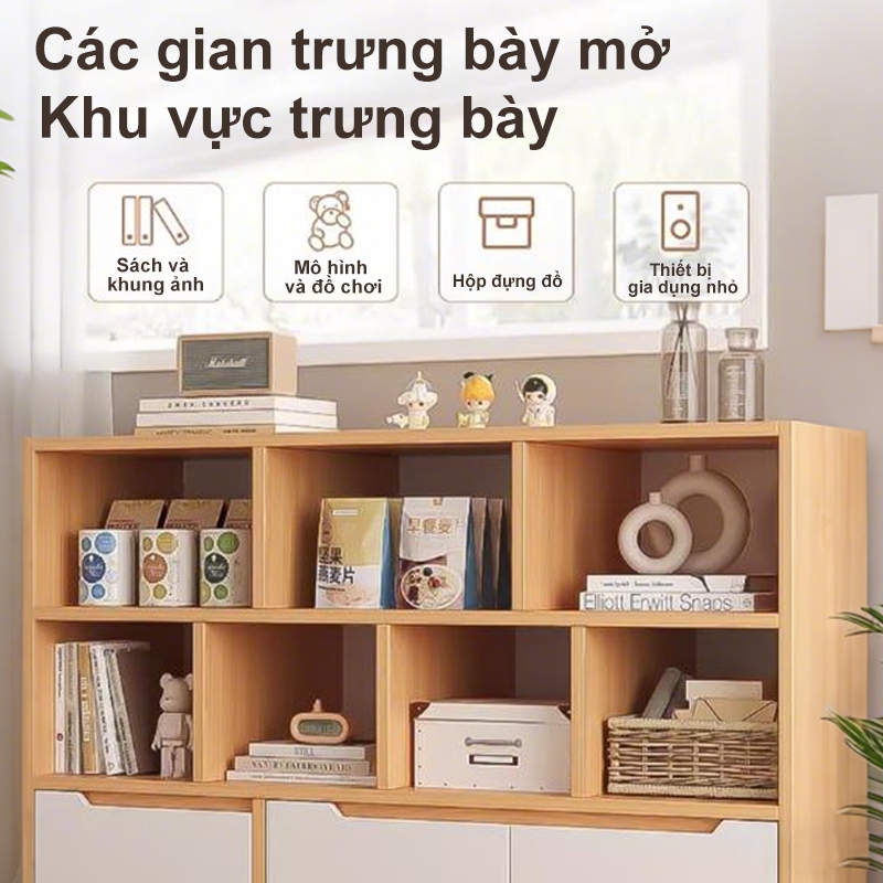 ALVIN Kệ để sách kệ gỗ Chống ẩm và chống nấm mốc với khả năng chịu tải cực mạnh | BigBuy360 - bigbuy360.vn