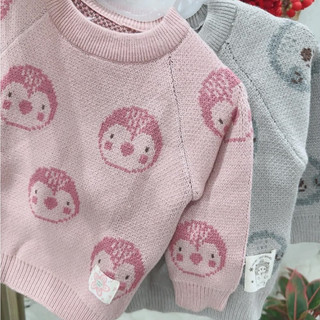 [Lullaby/Chính Hãng] Áo len chui đầu cổ tròn Lullaby cho bé trai, bé gái