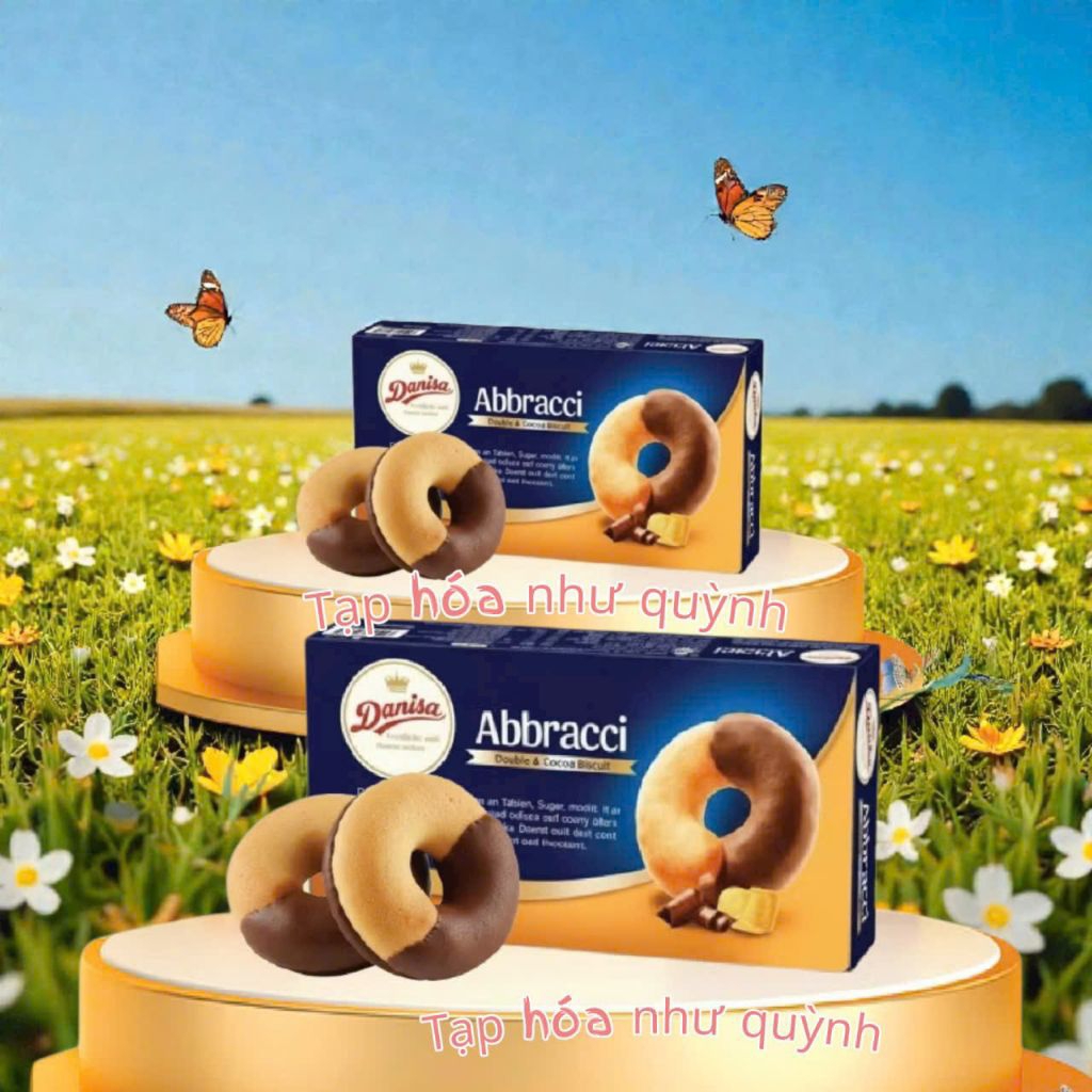 HỘP 168G BÁNH QUY BƠ DANISA ABBRACCI SIÊU NGON