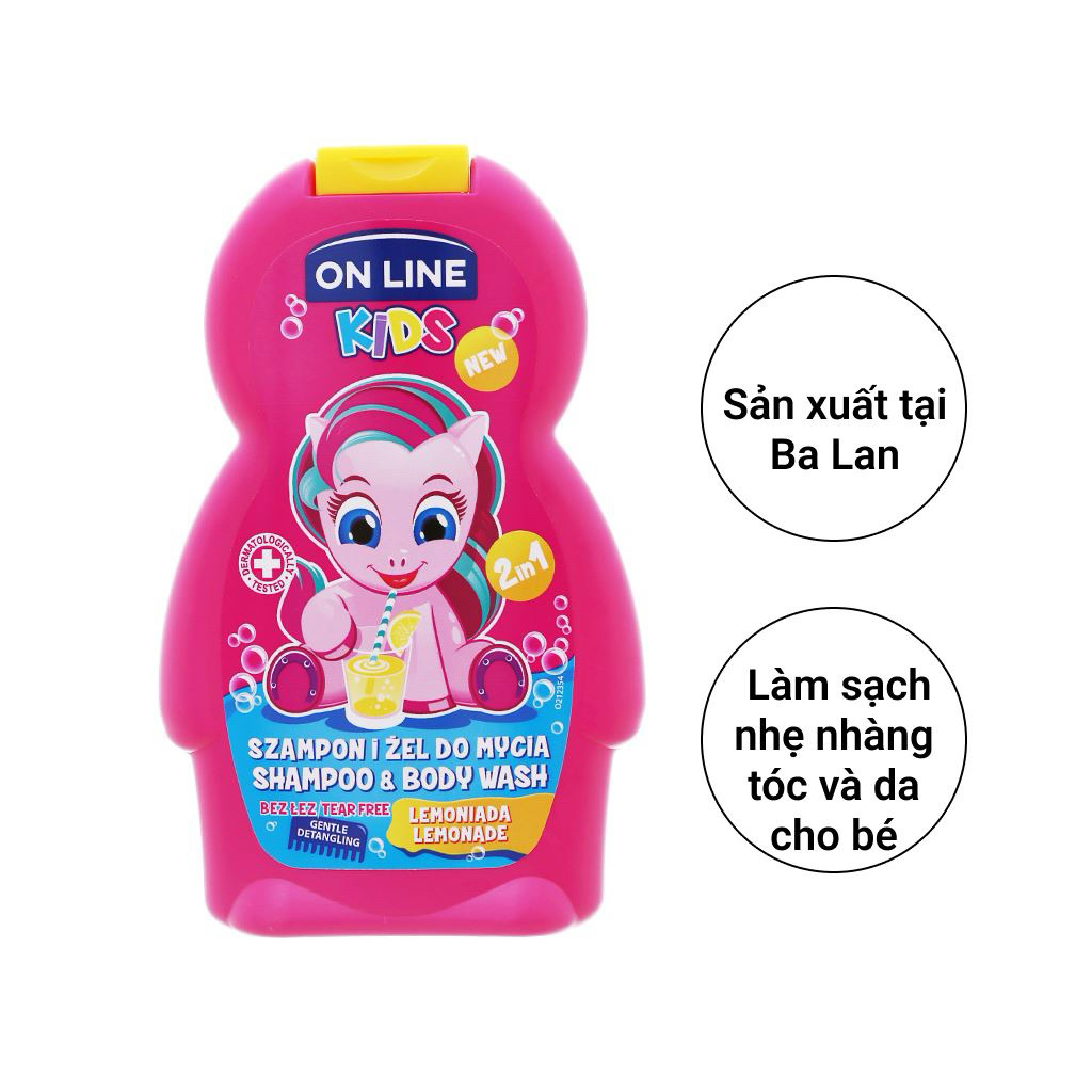 sữa tắm gội em bé ON LINE KIDS New