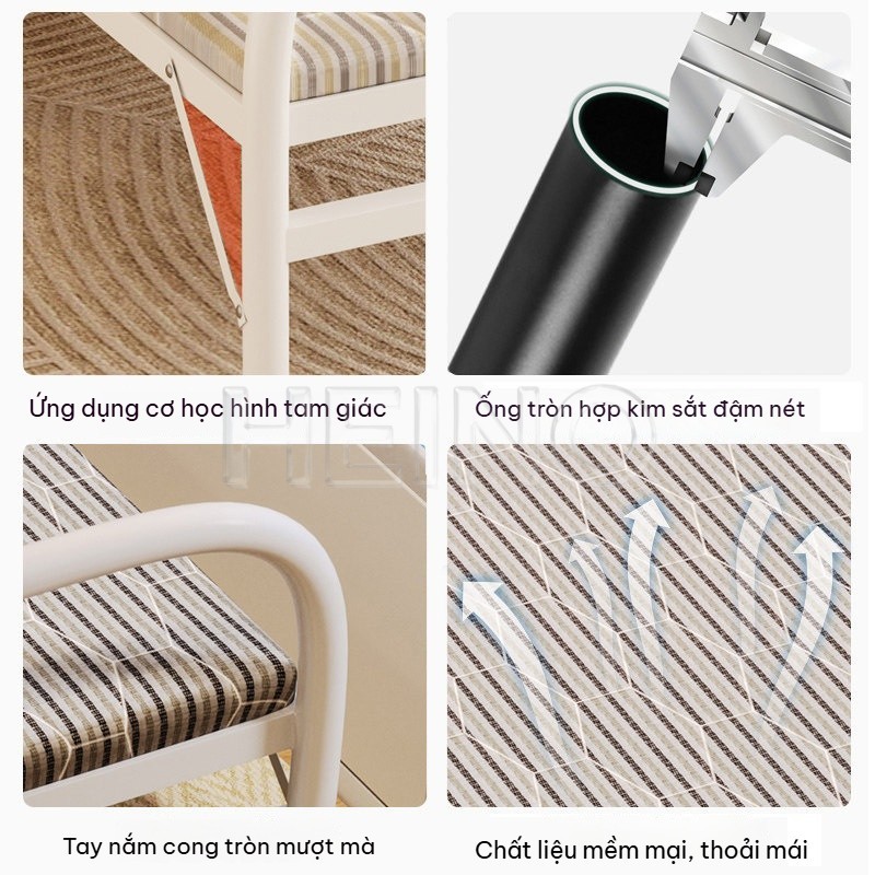 HEINO 1m9 Giường gấp khung sắt 1-2  người nằm chắc chắn - Giường xếp gọn thông minh gia đình | BigBuy360 - bigbuy360.vn