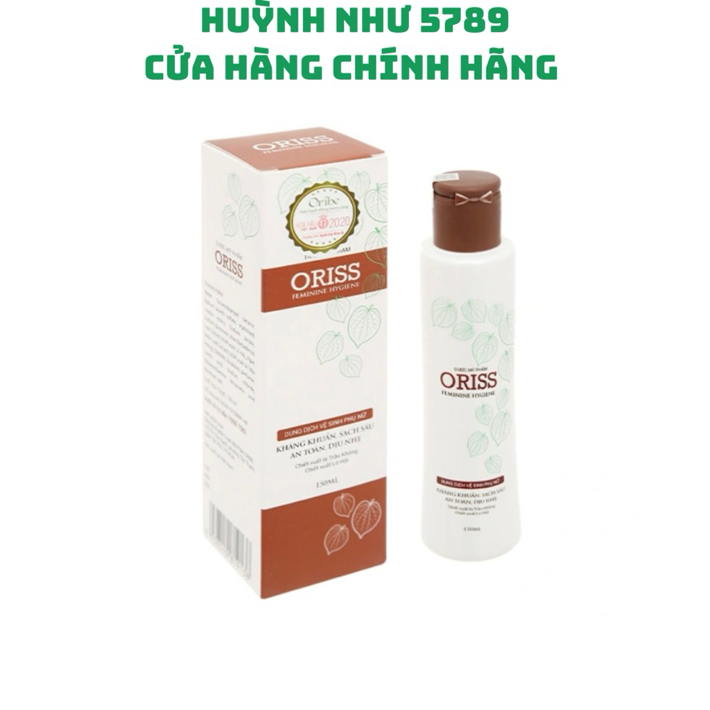 [CHÍNH HÃNG]Dung Dịch Vệ Sinh Phụ Nữ Oriss - Lá Trầu Không Giúp Làm sạch, Khử Mùi Không Gây Khô Rát 