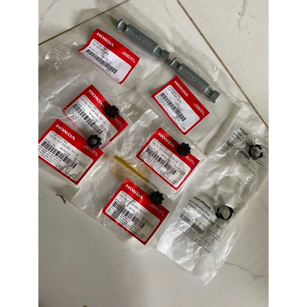 bộ lỗi gù tay lái wave nhỏ zx zin 8 chi tiết