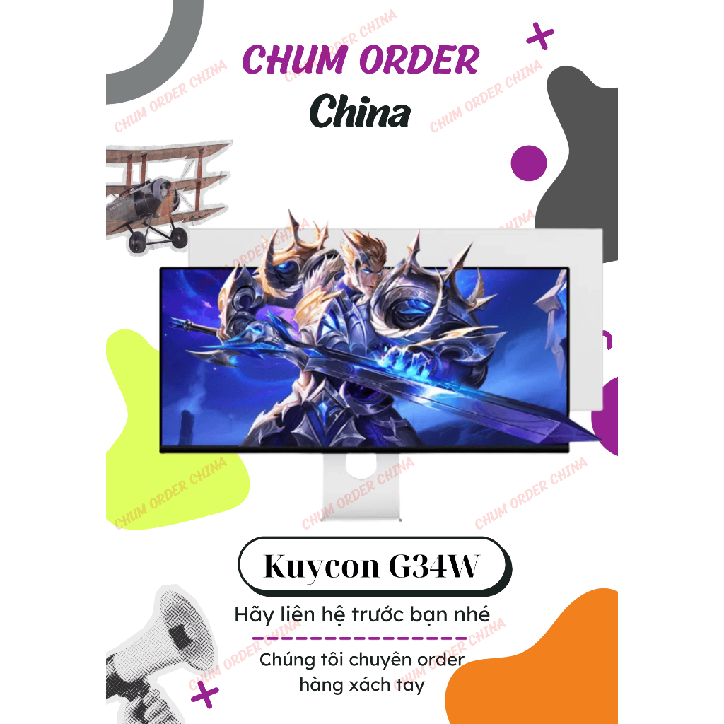 Màn hình KUYCON P40K 5K tốc độ làm mới cao 40 inch 120Hz màn hình mờ dành cho chơi game, thiết kế