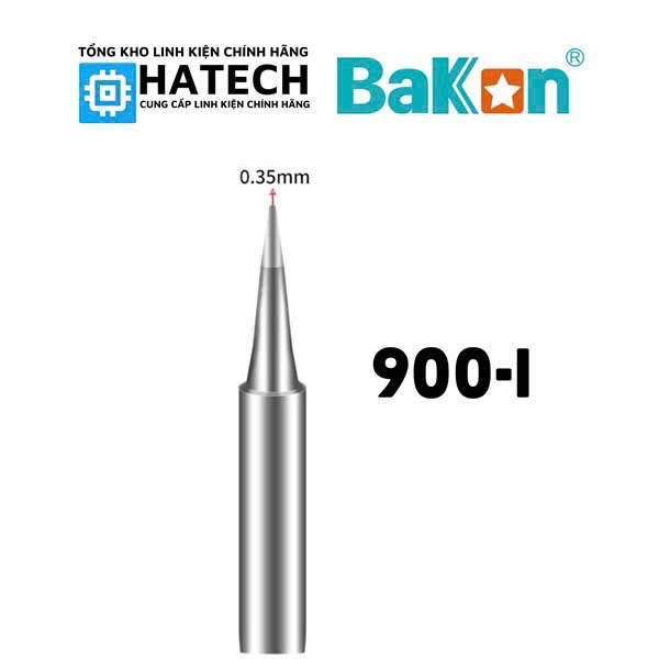 Mũi hàn tip hàn Bakon 900M-T-I 900-I 900M 900 I mũi nhọn nhỏ hàng chính hãng