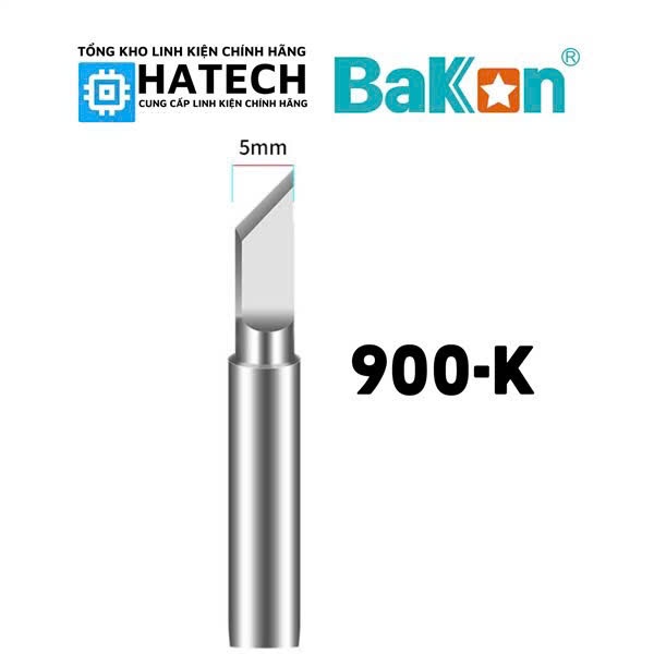 Mũi hàn tip hàn Bakon 900M-T-K 900-K 900M 900 K mũi dao lớn hàng chính hãng