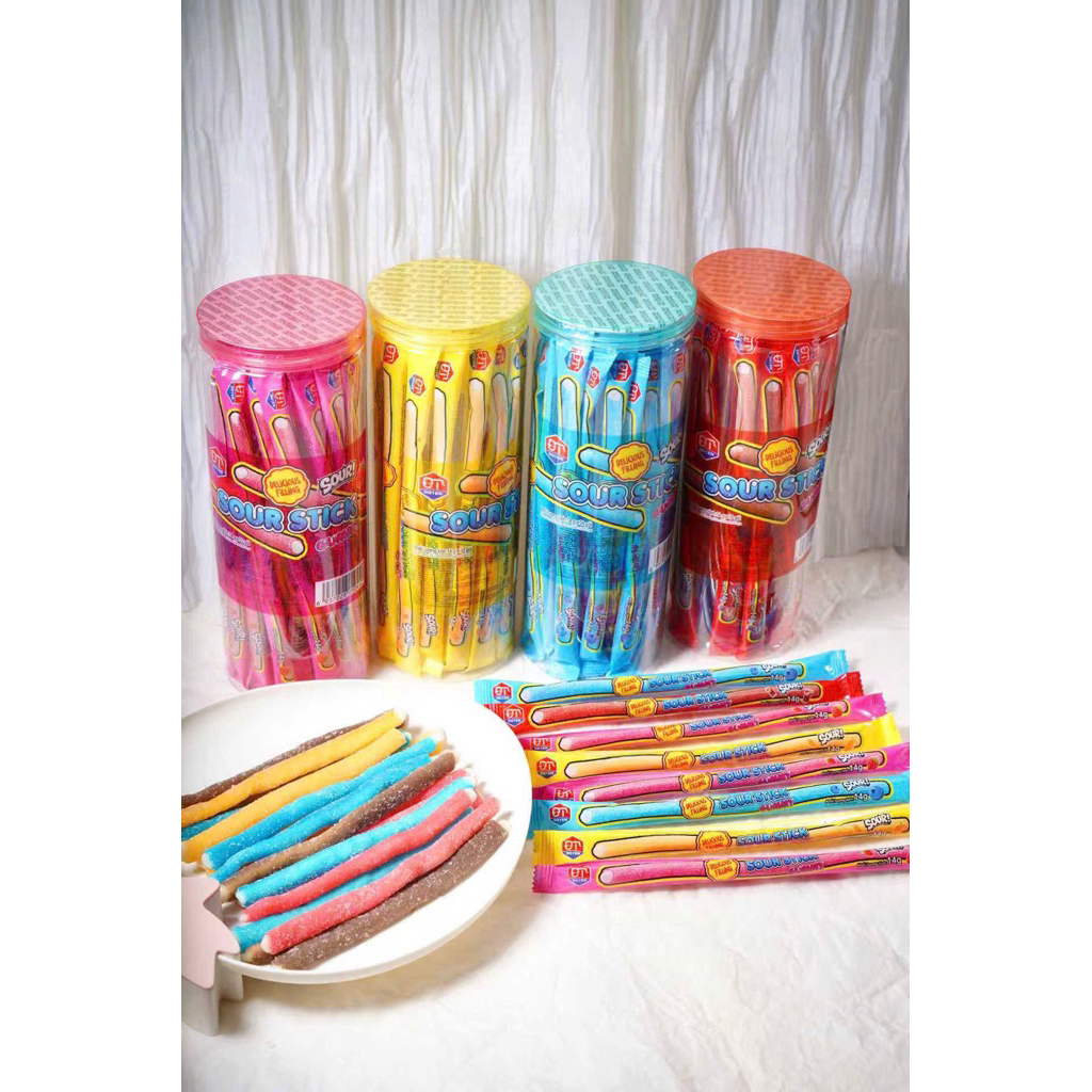 Hũ 30thanh kẹo dẻo chua dài