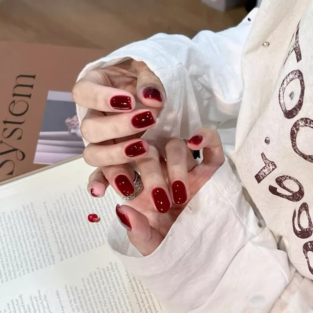 Sơn thạch đỏ ruou My Nail.Art